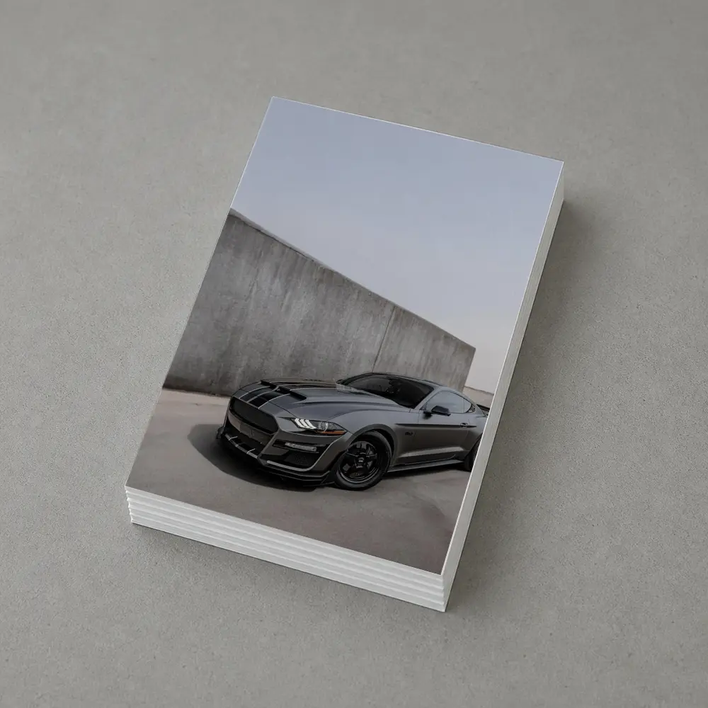 Ford Mustang Shelby GT500 Gray Concrete Wall – Postcards