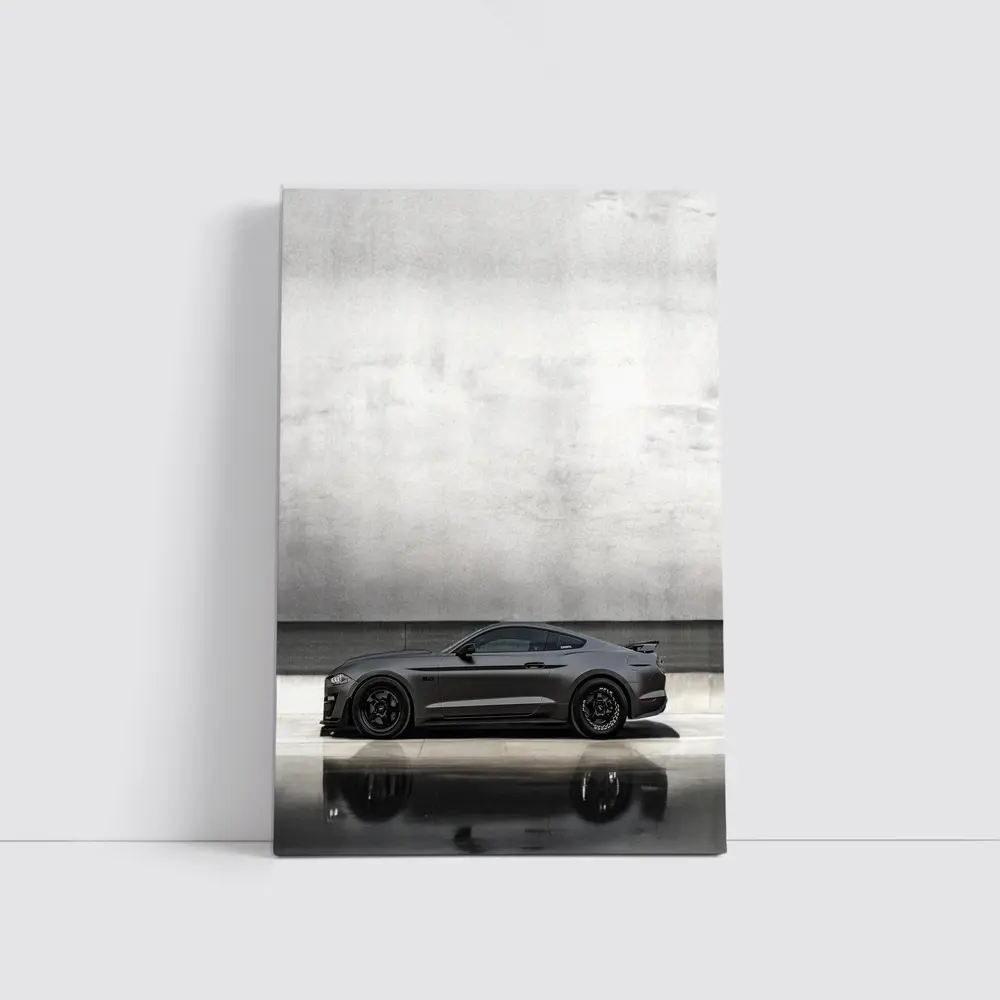 Ford Mustang Shelby GT500 Dark Gray Concrete – Wall Art