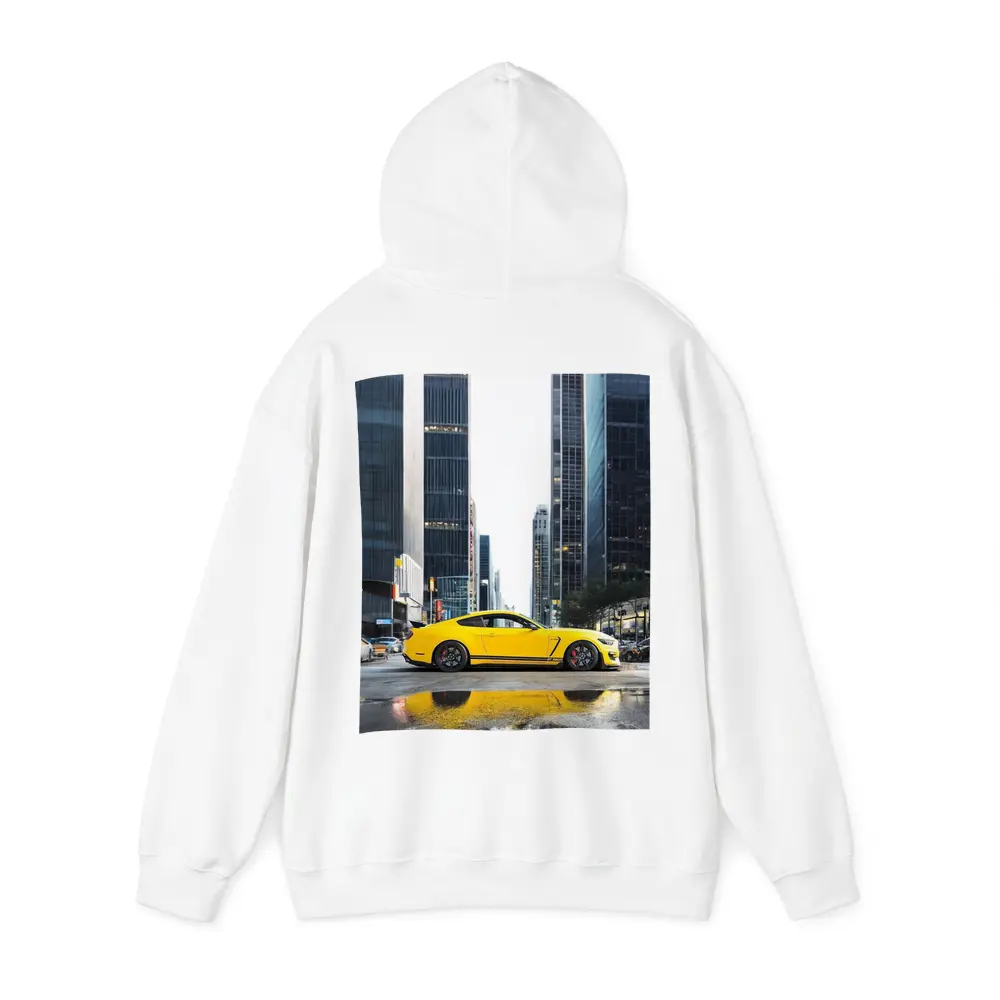 Ford Mustang GT350 Yellow City Street – Hoodies