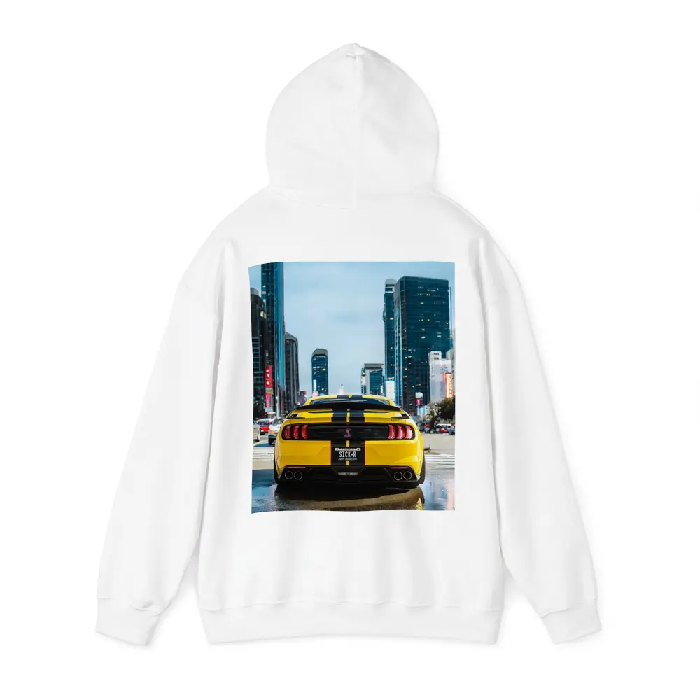 Ford Mustang Shelby GT Yellow City Street – Hoodies