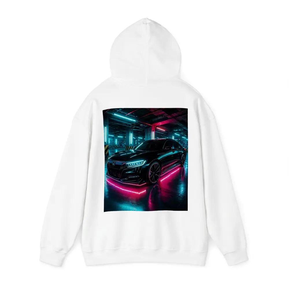 Honda Accord Neon Lights Underground Parking – Hoodies