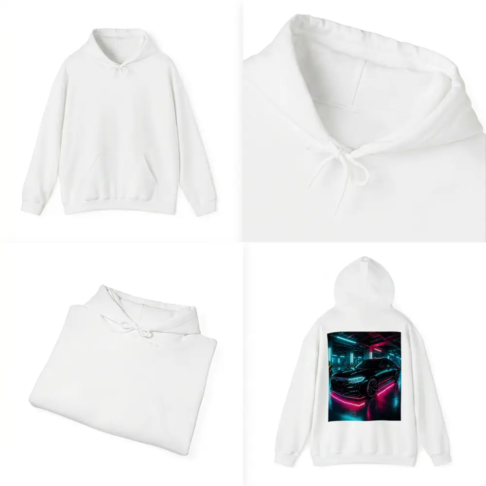 Honda Accord Neon Lights Underground Parking – Hoodies