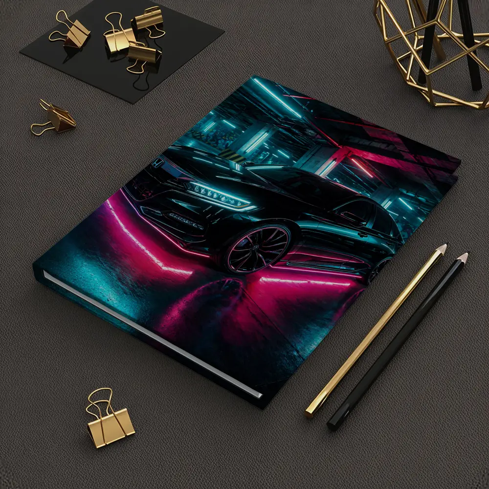 Honda Accord Neon Lights Underground Parking – Notebooks