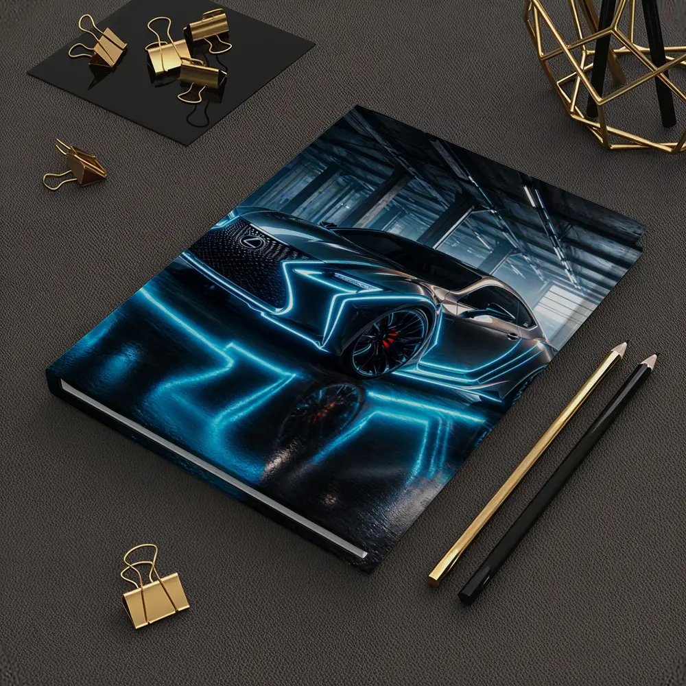 Lexus RC Neon Blue Lights Garage – Notebooks