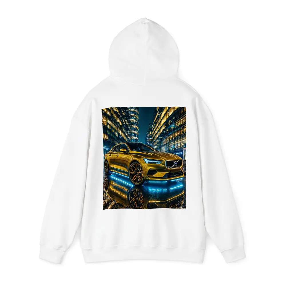 Volvo S60 Gold Neon City Night – Hoodies