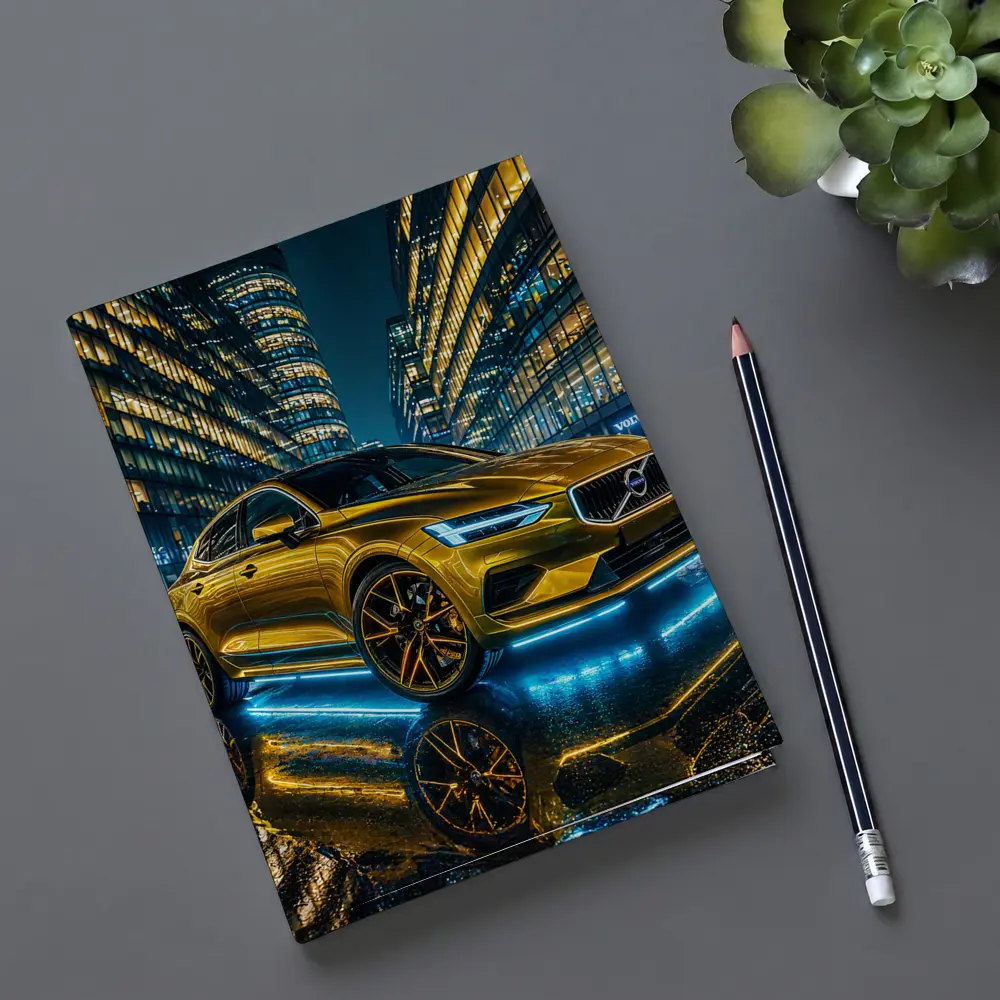 Volvo S60 Gold Neon City Night – Notebooks