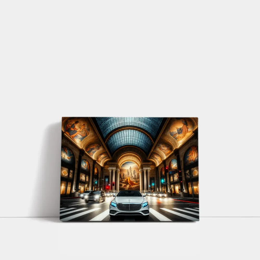 Mercedes S Class Grand Hall City Street – Wall Art