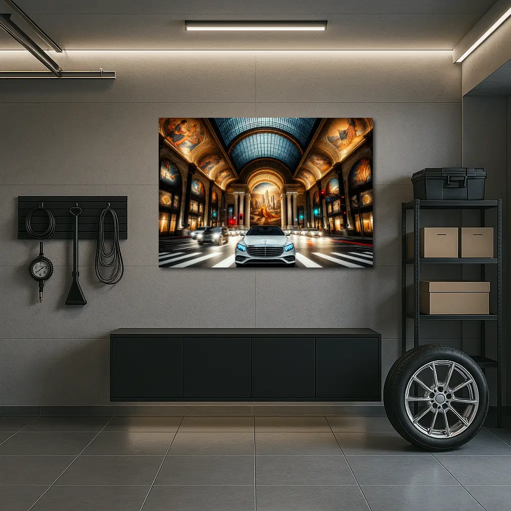Mercedes S Class Grand Hall City Street – Wall Art