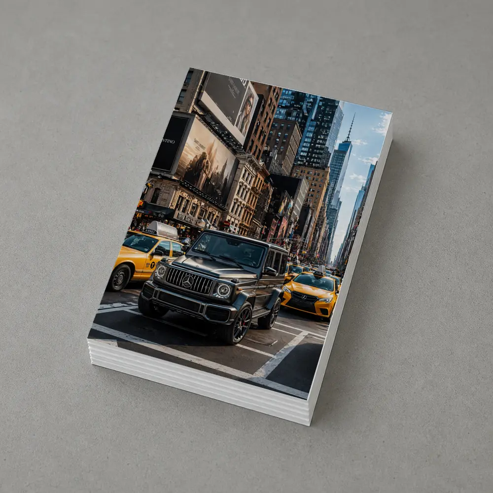 Mercedes G Wagon Black SUV New York Street – Postcards
