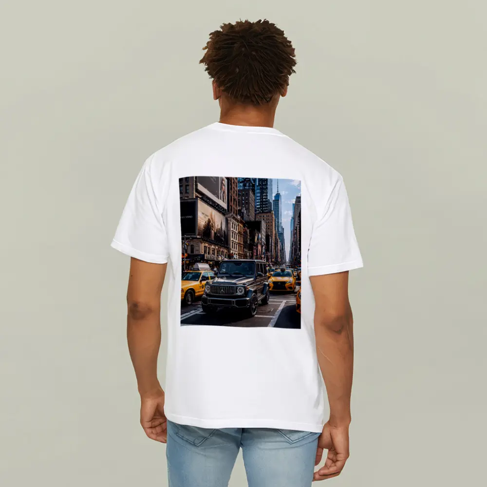 Mercedes G Wagon Black SUV New York Street – T-Shirts