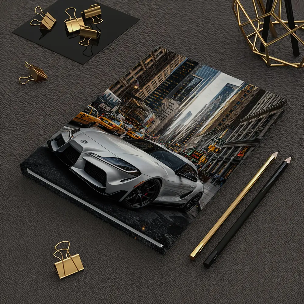 Toyota Supra GR Silver New York Street – Notebooks