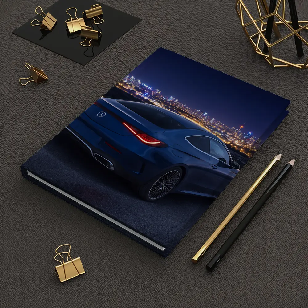 Mercedes CLE Coupe Blue City Night – Notebooks