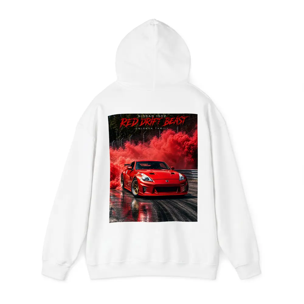 Nissan 350Z Red Drift Beast Smoke – Hoodies