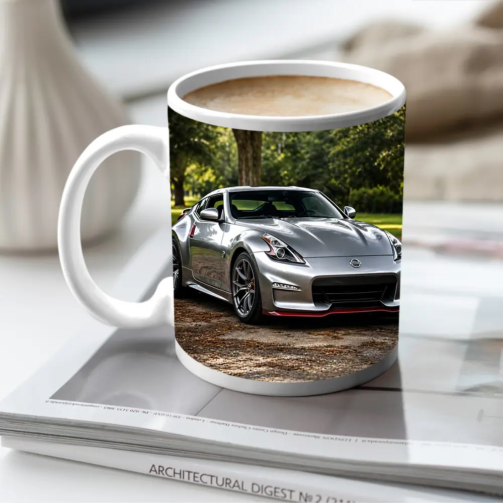 Nissan 370Z Silver Nismo Park Setting – Mugs