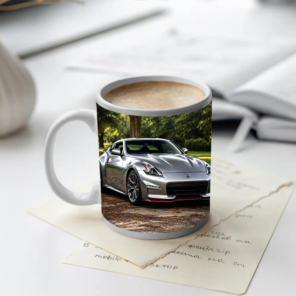 Nissan 370Z Silver Nismo Park Setting – Mugs