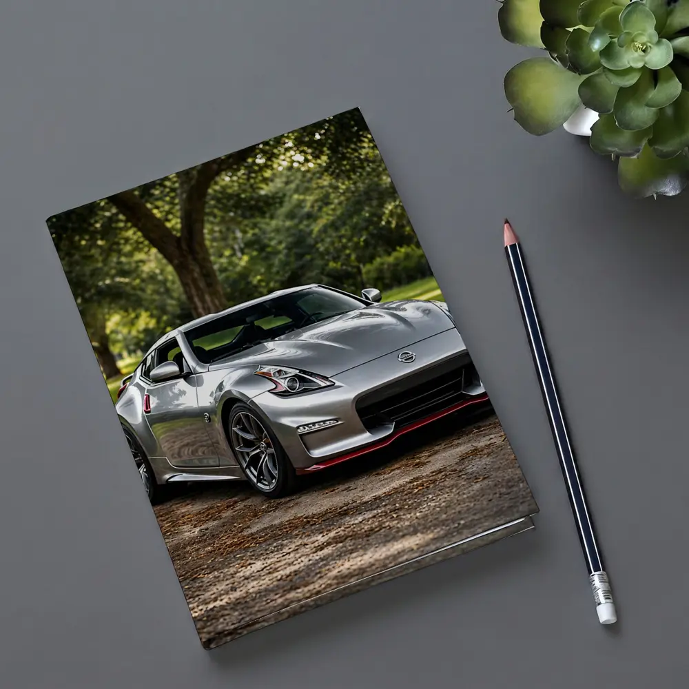 Nissan 370Z Silver Nismo Park Setting – Notebooks