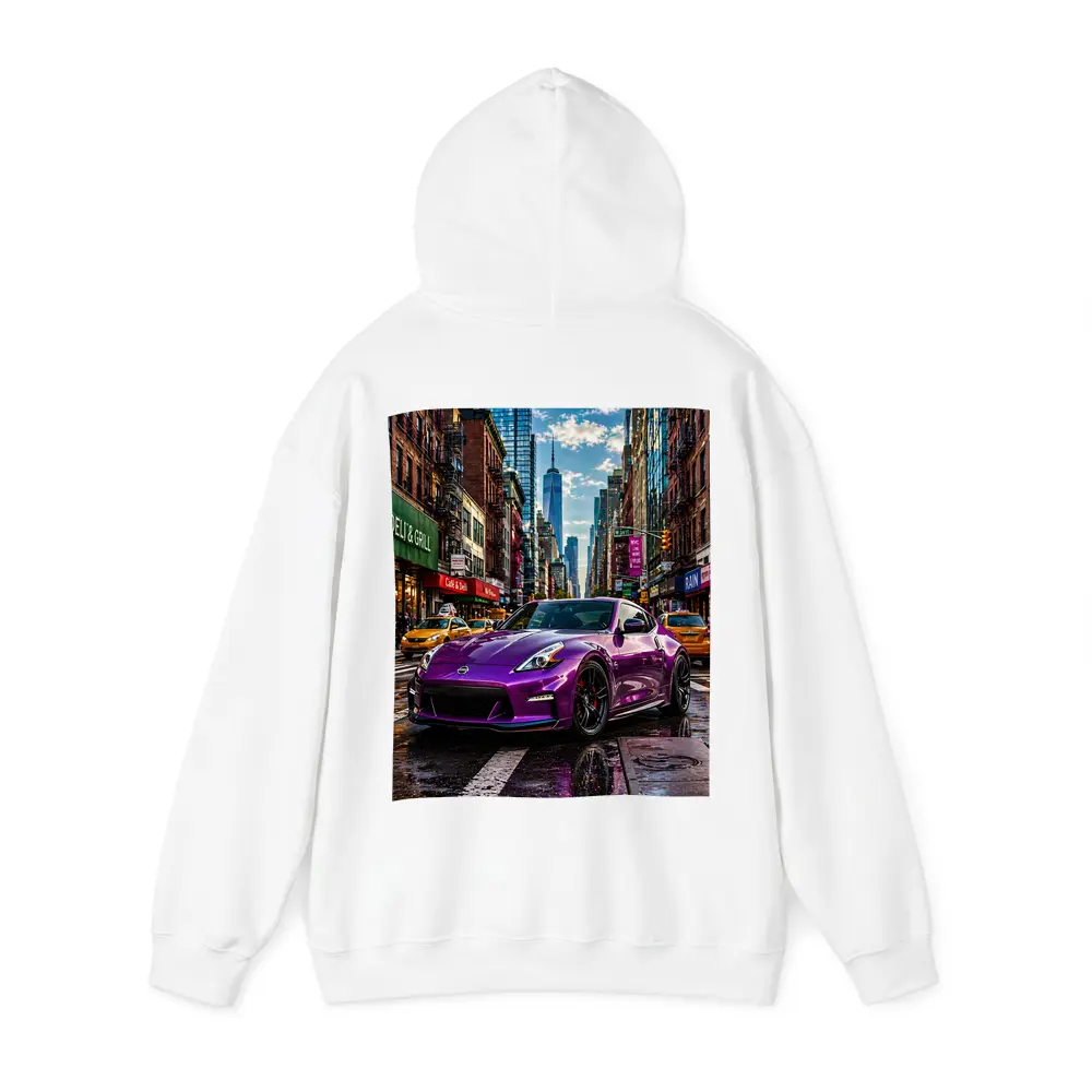 Nissan 370Z Purple Street New York City – Hoodies