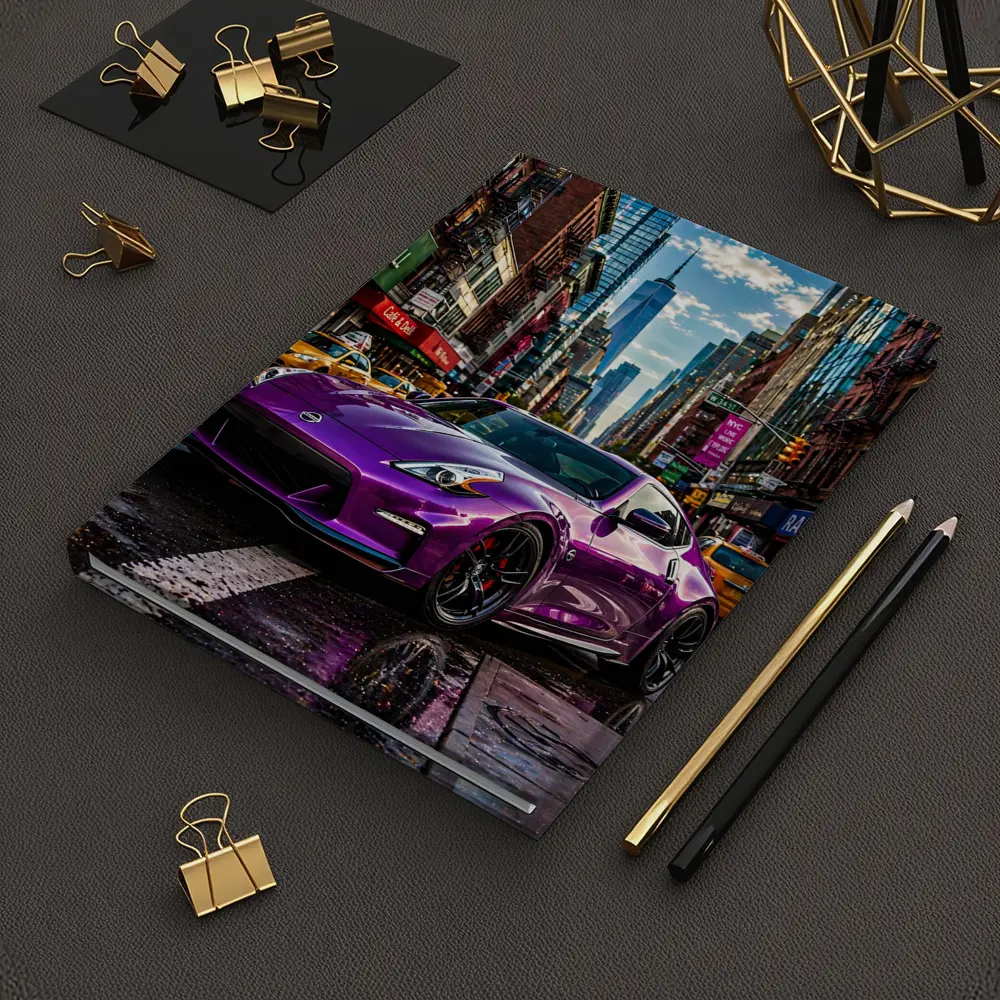 Nissan 370Z Purple Street New York City – Notebooks