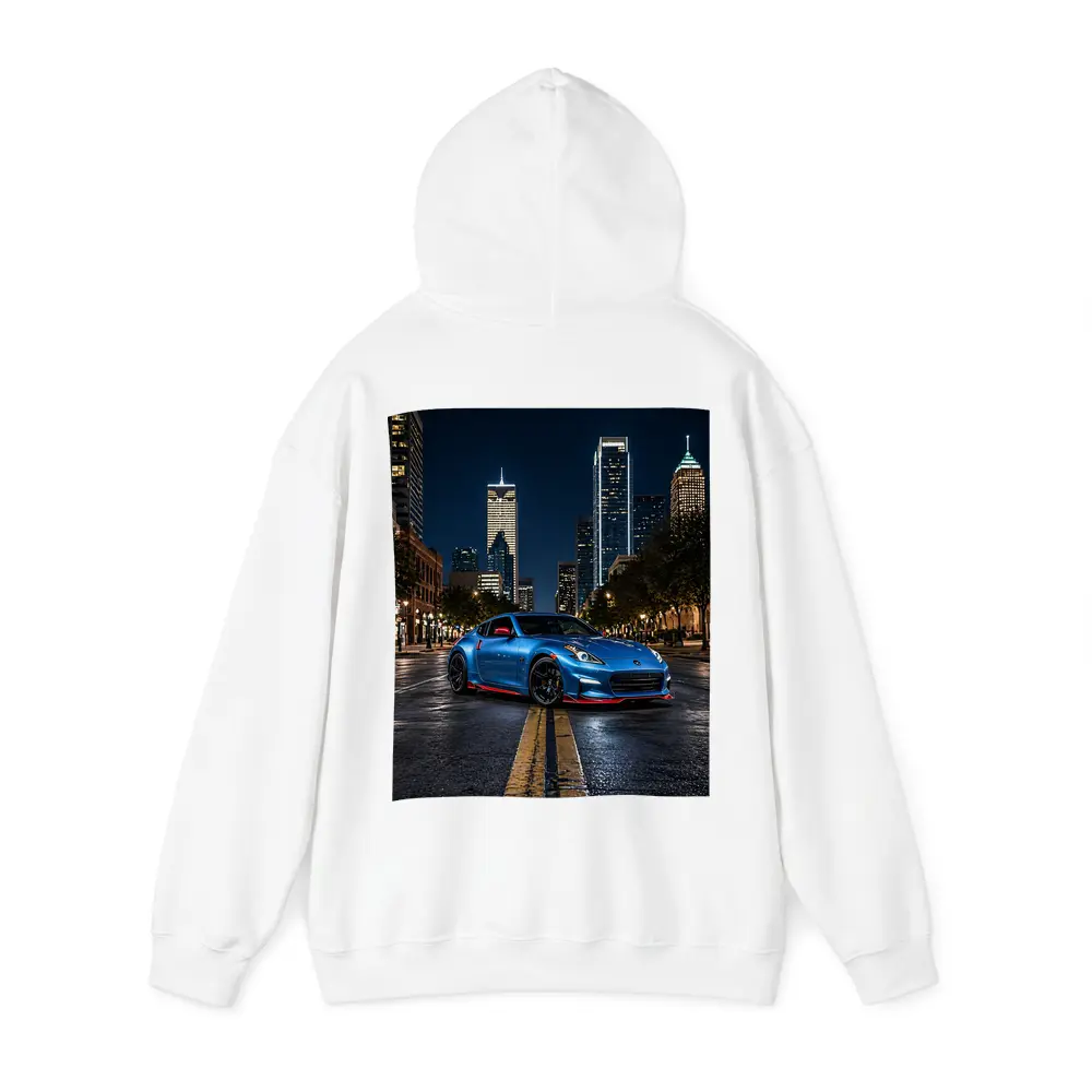 Nissan 370Z Blue City Night Street – Hoodies