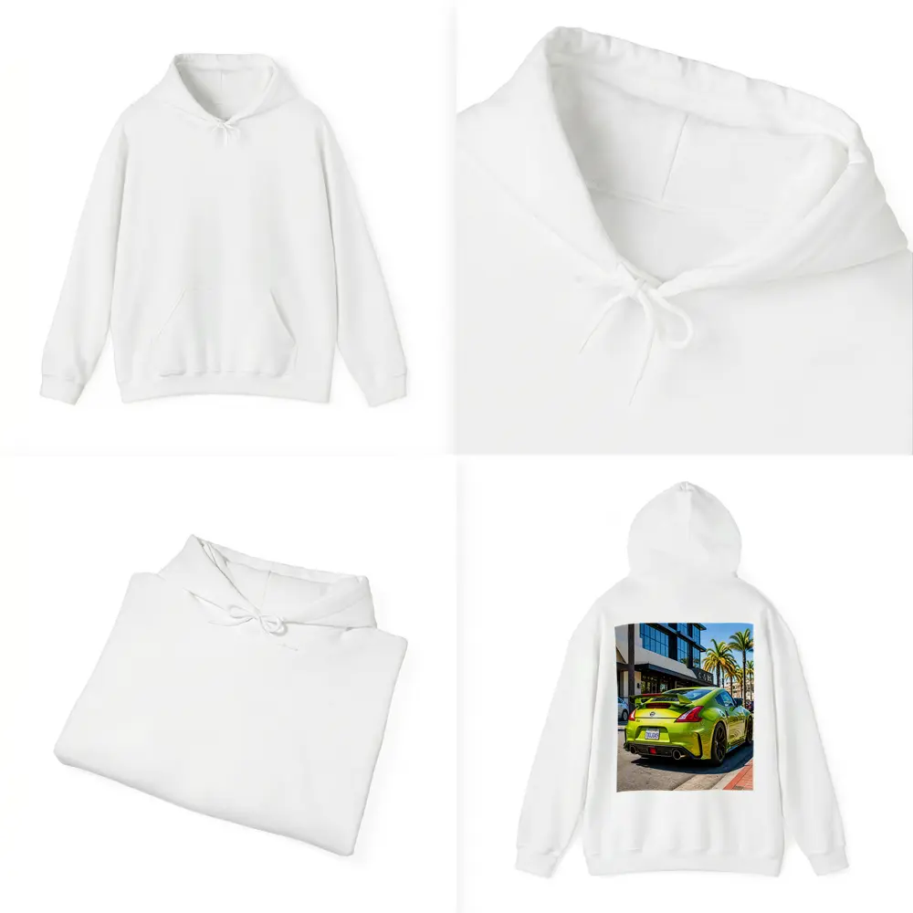 Nissan 370Z Green Street Urban Setting – Hoodies