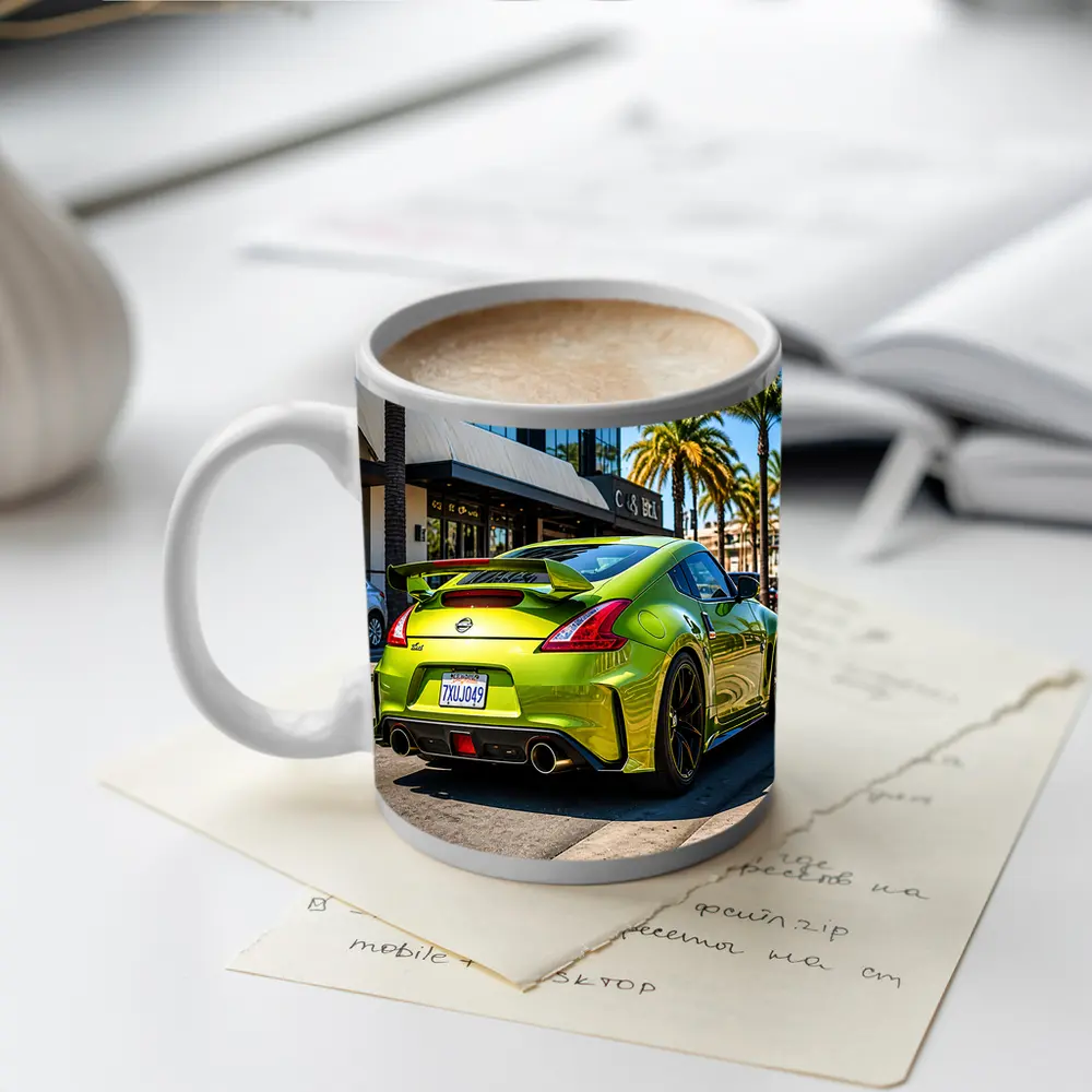 Nissan 370Z Green Street Urban Setting – Mugs