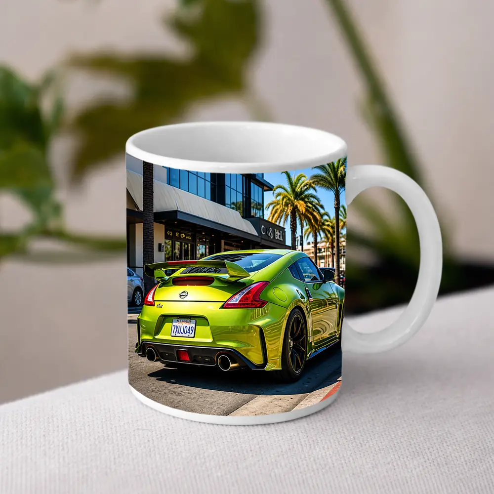 Nissan 370Z Green Street Urban Setting – Mugs