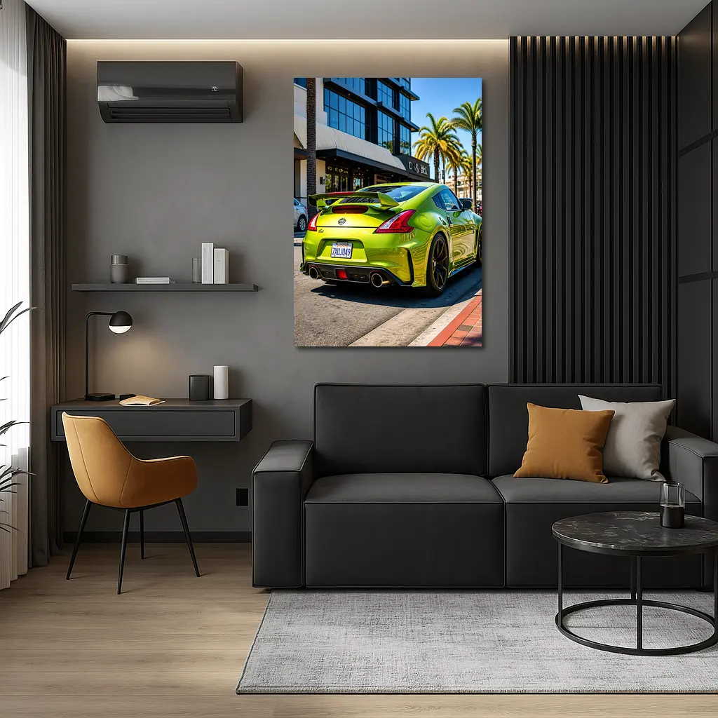 Nissan 370Z Green Street Urban Setting – Wall Art
