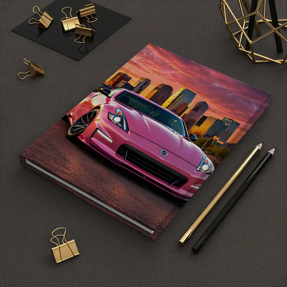 Pink Nissan 370Z City Sunset Sky – Notebooks