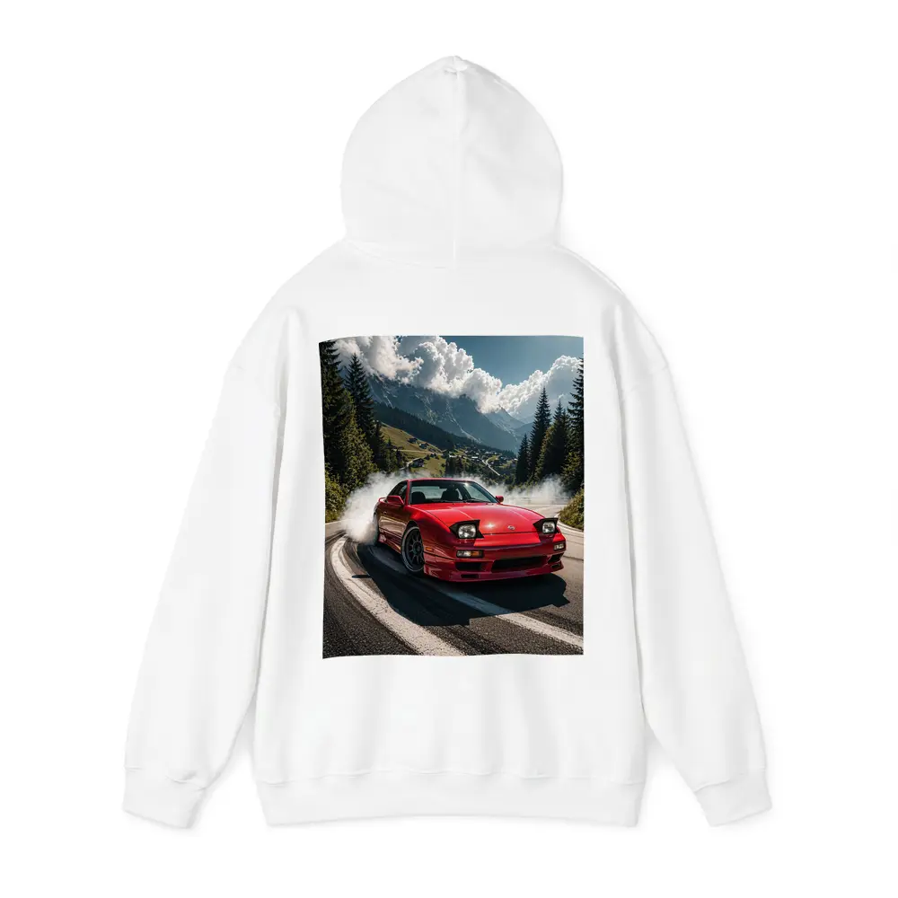 Nissan 240SX Drifting Mountain Road Smoke – Hoodies