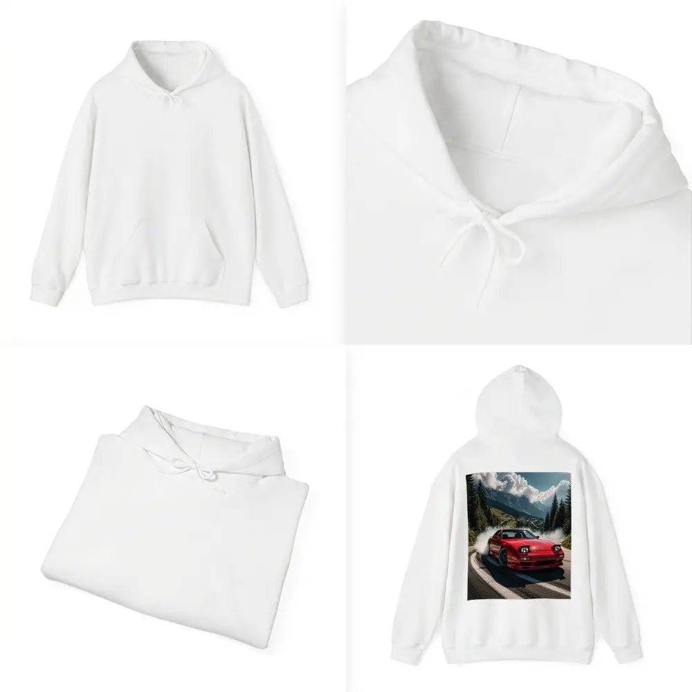 Nissan 240SX Drifting Mountain Road Smoke – Hoodies