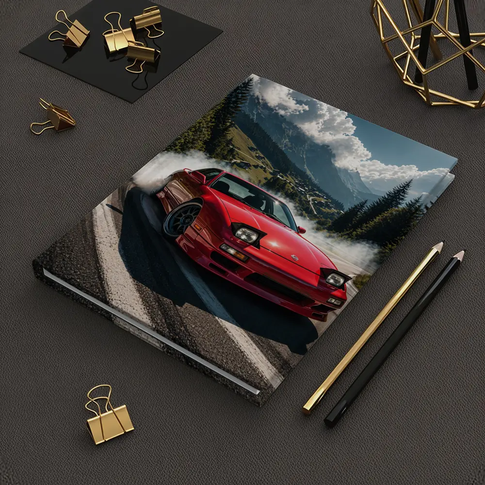Nissan 240SX Drifting Mountain Road Smoke – Notebooks