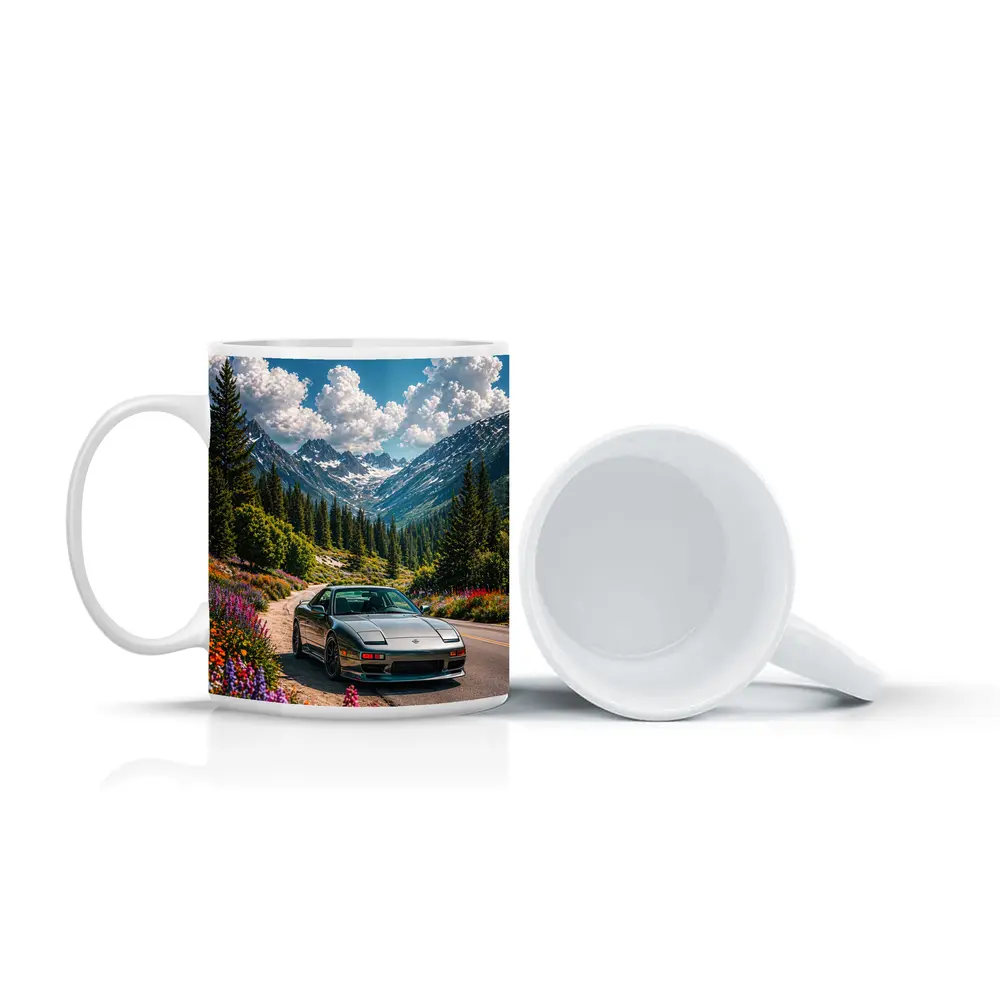 Nissan 240SX Mountain Road Wildflowers Drive – Mugs