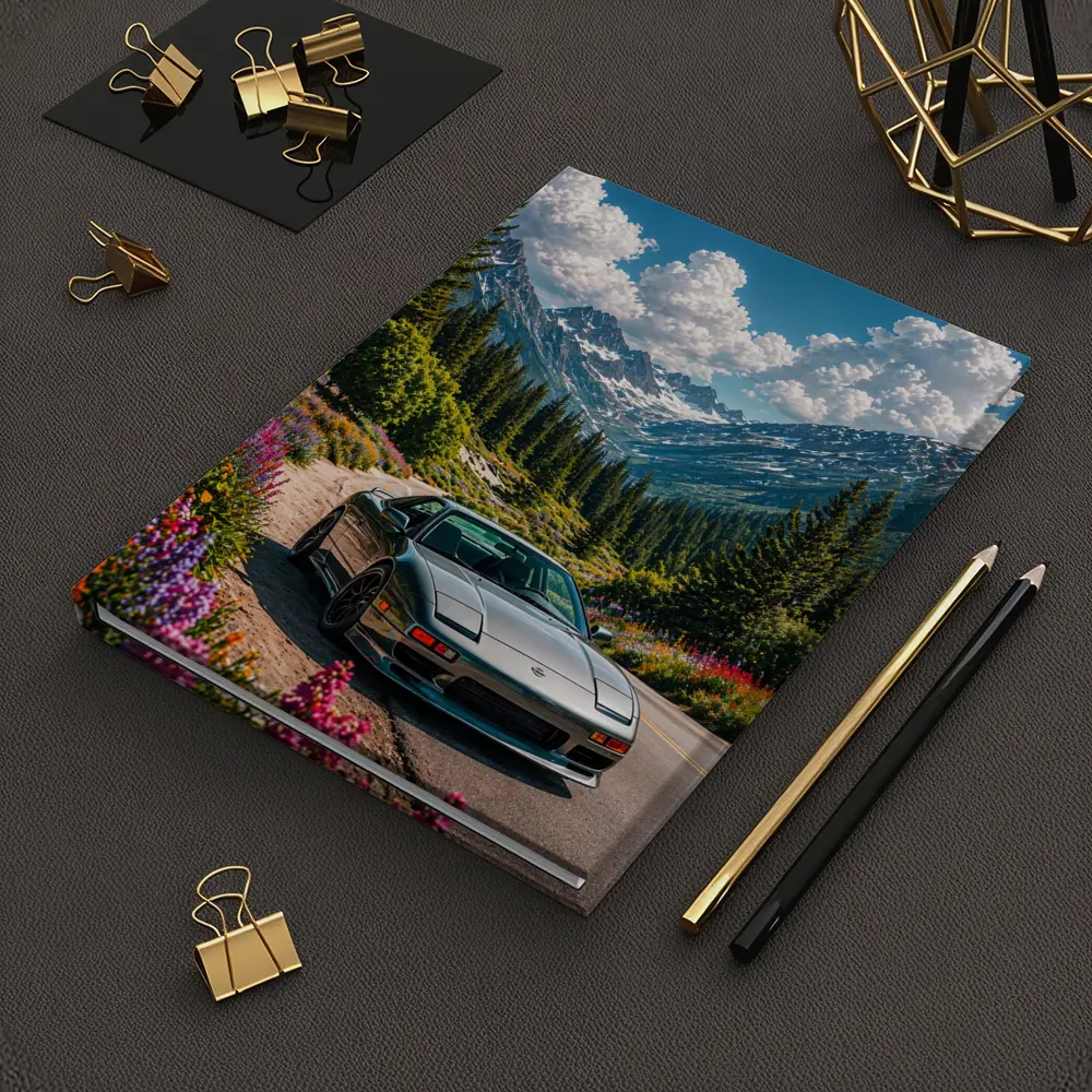 Nissan 240SX Mountain Road Wildflowers Drive – Notebooks