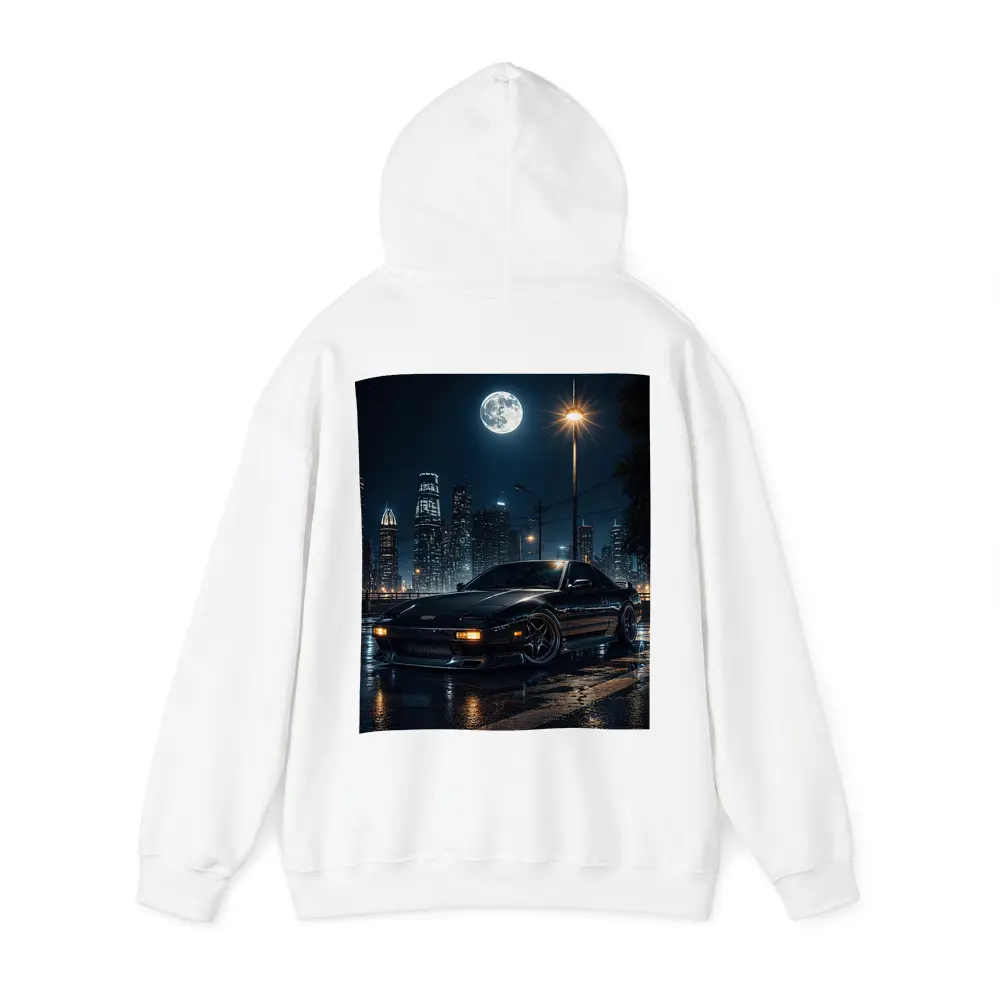 Nissan 240SX Night City Moon Scene – Hoodies