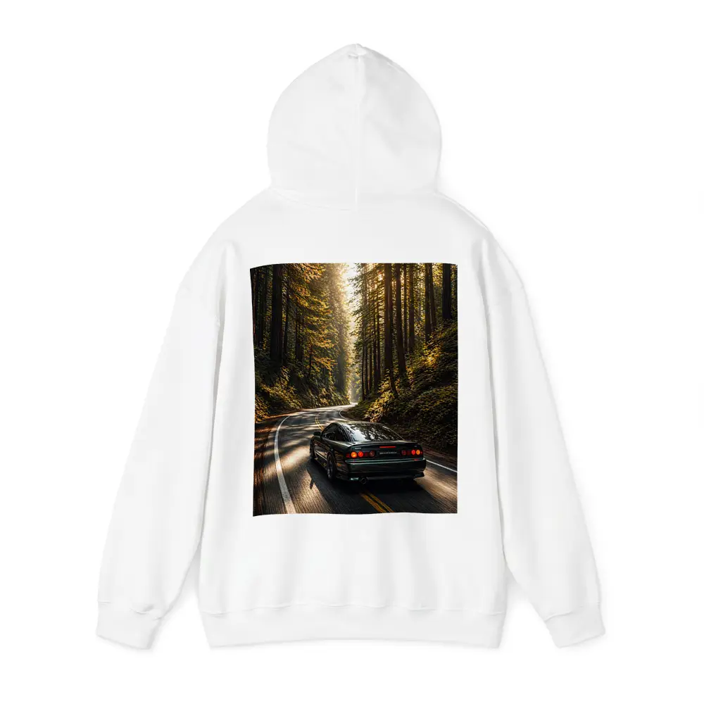 Nissan 240SX Rear View Forest Road – Hoodies