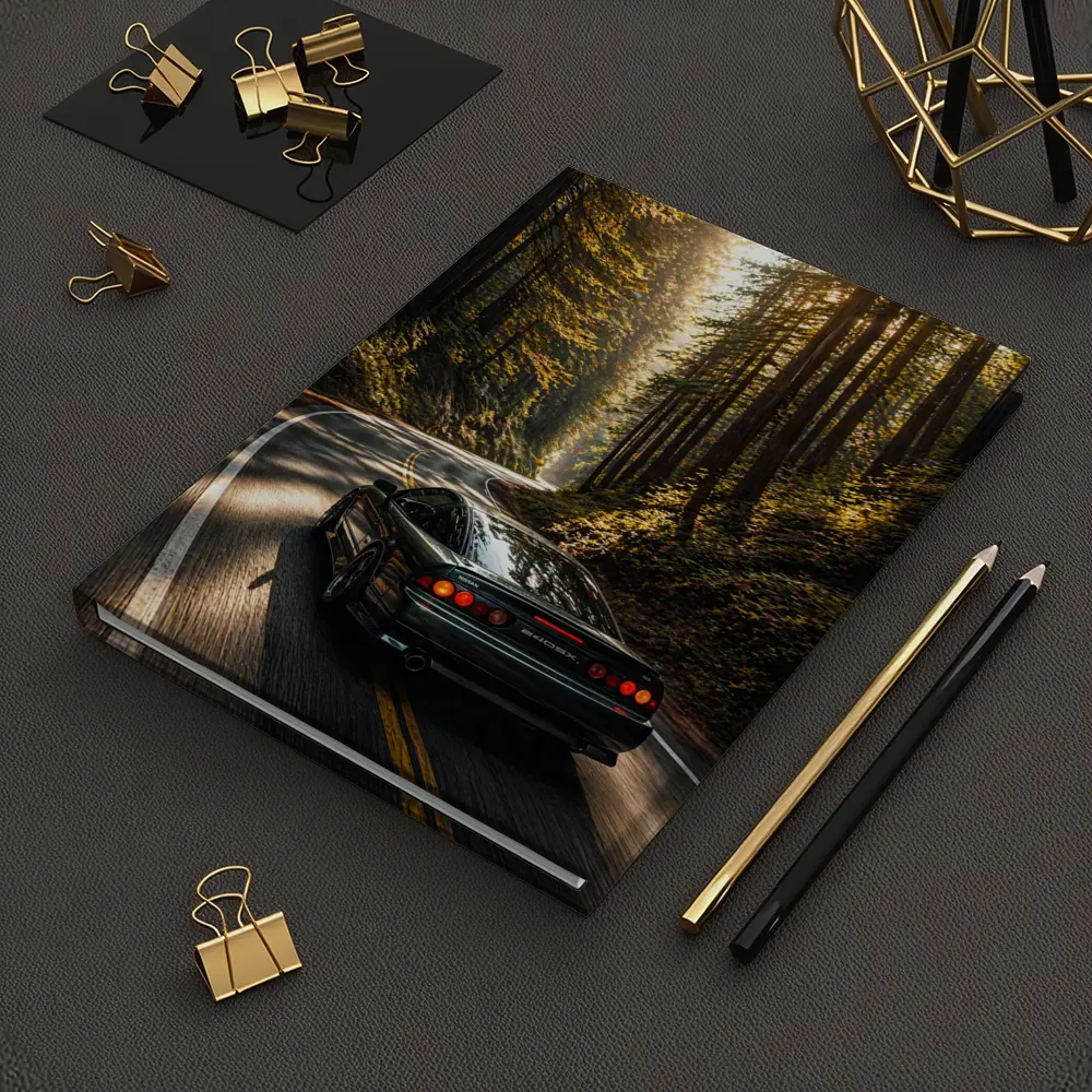 Nissan 240SX Rear View Forest Road – Notebooks