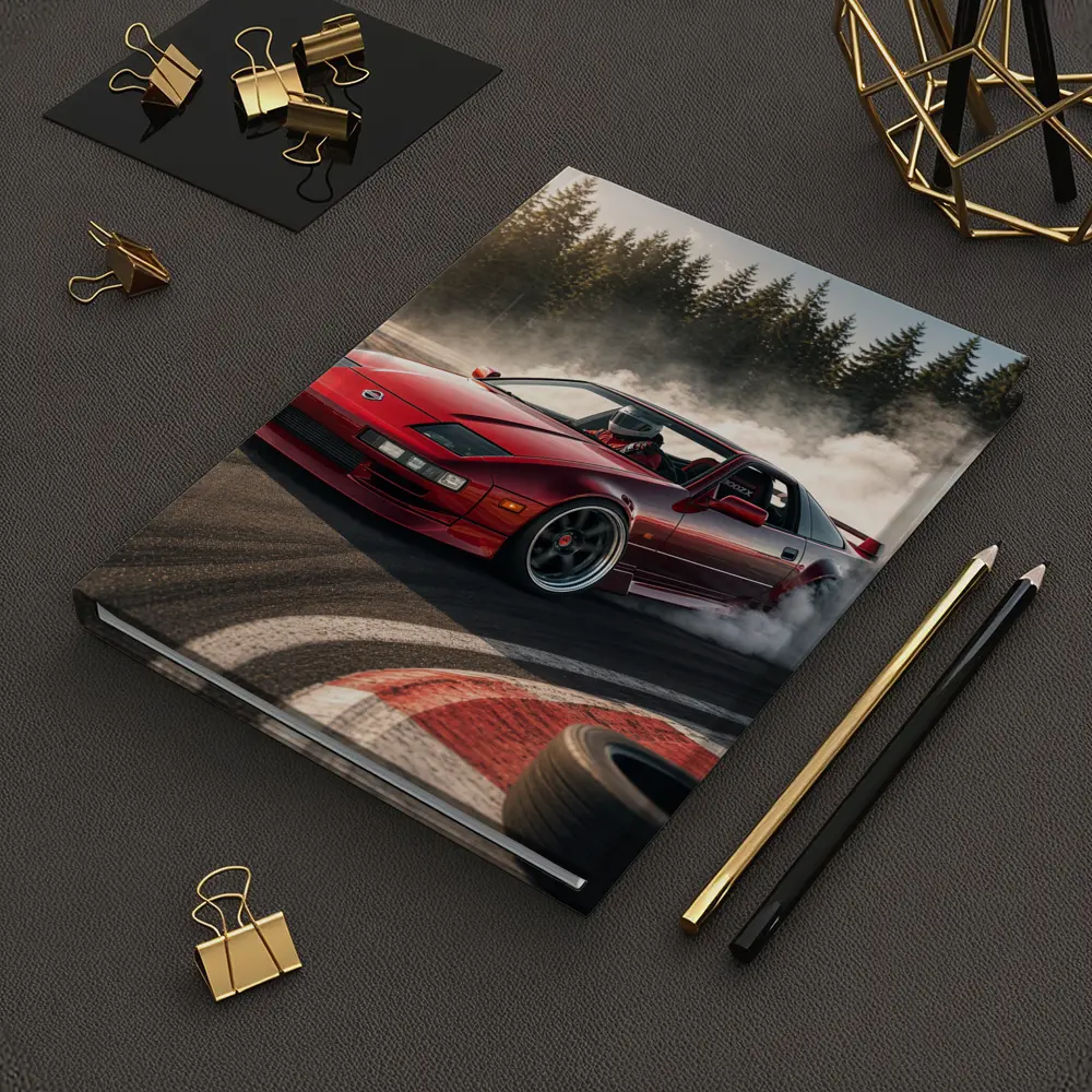 Nissan 300ZX Drifting Red Track Smoke – Notebooks