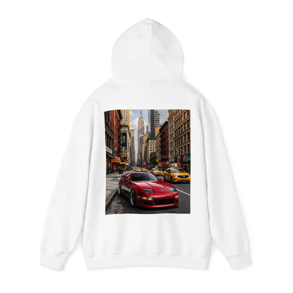 Nissan 300ZX Red Sports Car New York – Hoodies