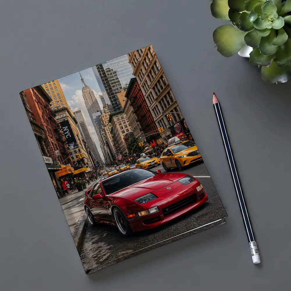 Nissan 300ZX Red Sports Car New York – Notebooks