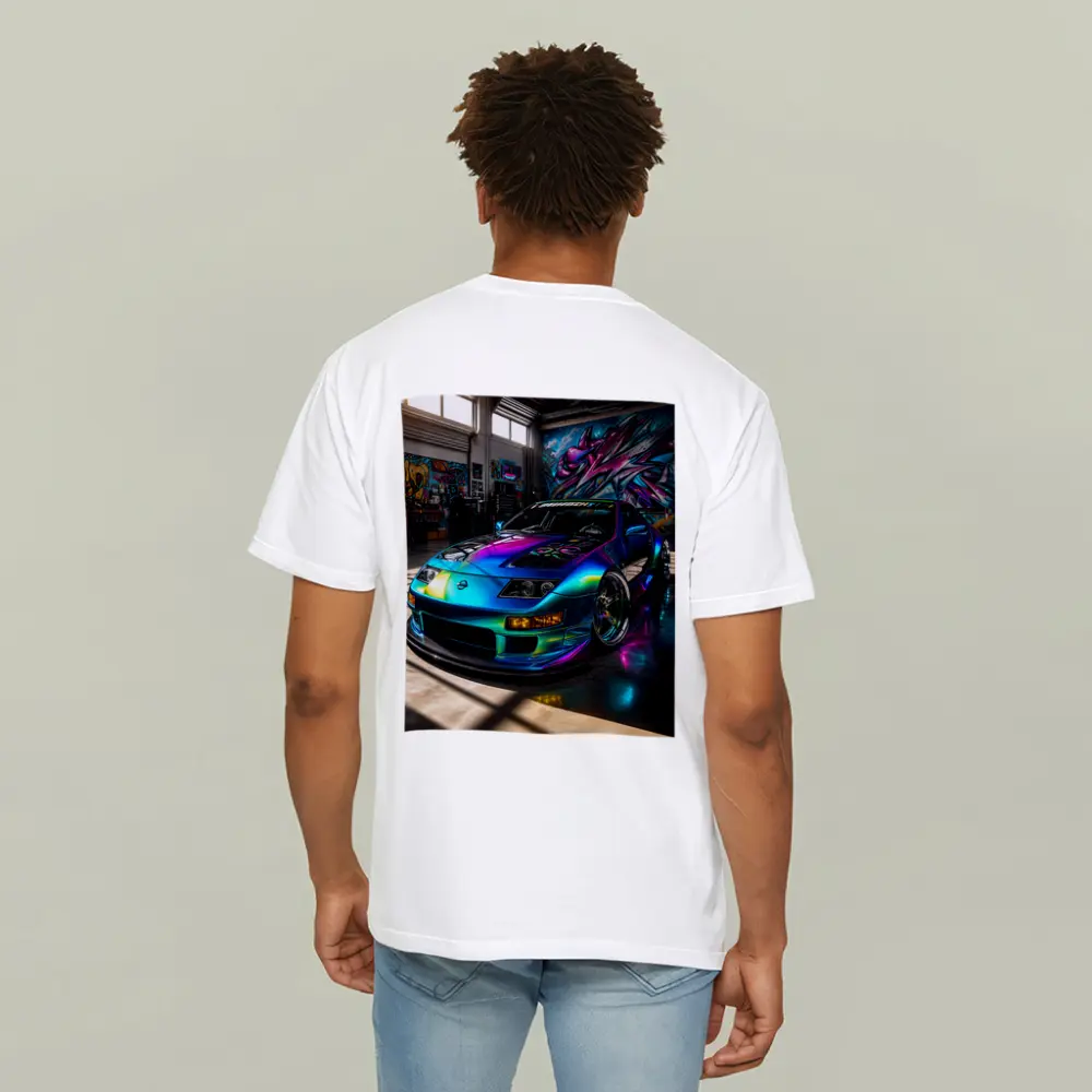 Nissan 300ZX Iridescent Wrap Garage Graffiti – T-Shirts