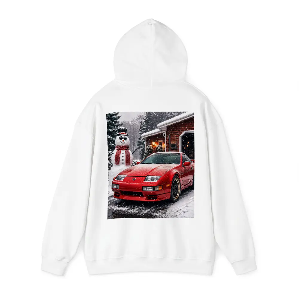 Nissan 300ZX Red Sports Car Winter Snow – Hoodies