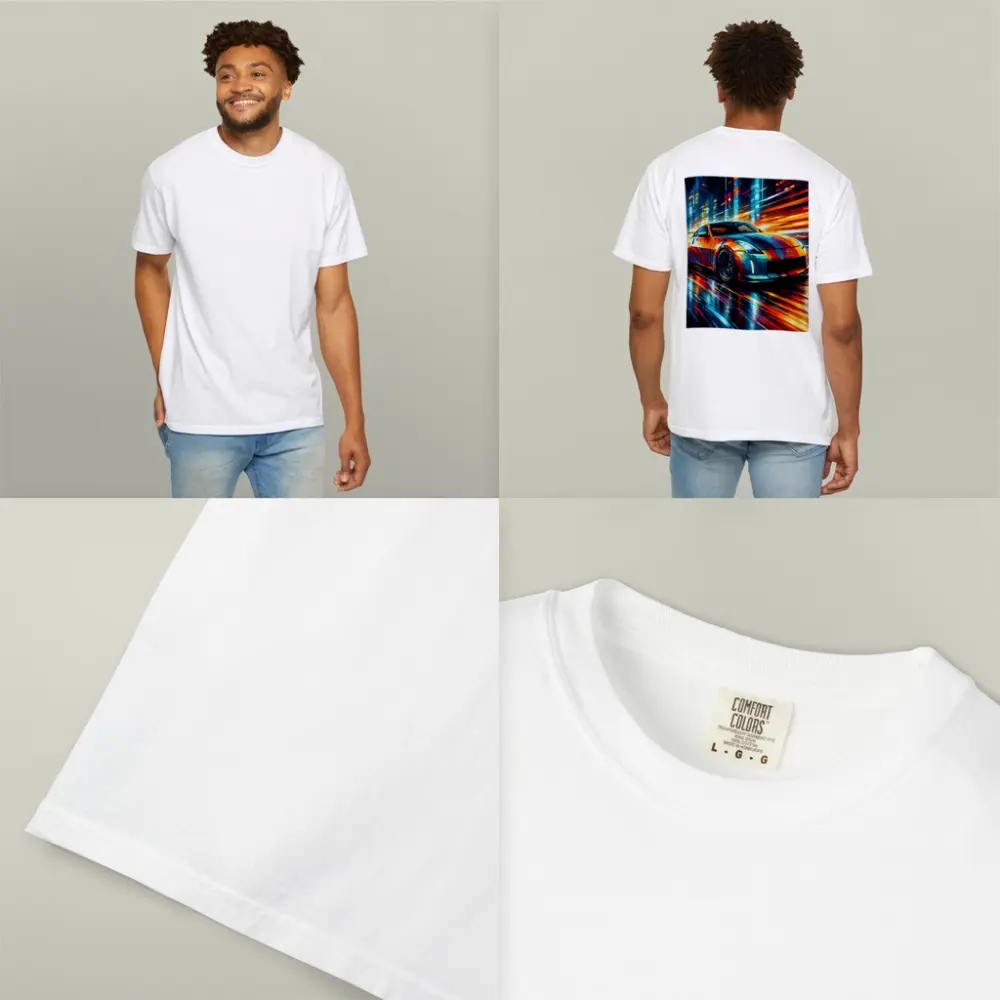 Nissan 350Z Colorful Art City Night – T-Shirts