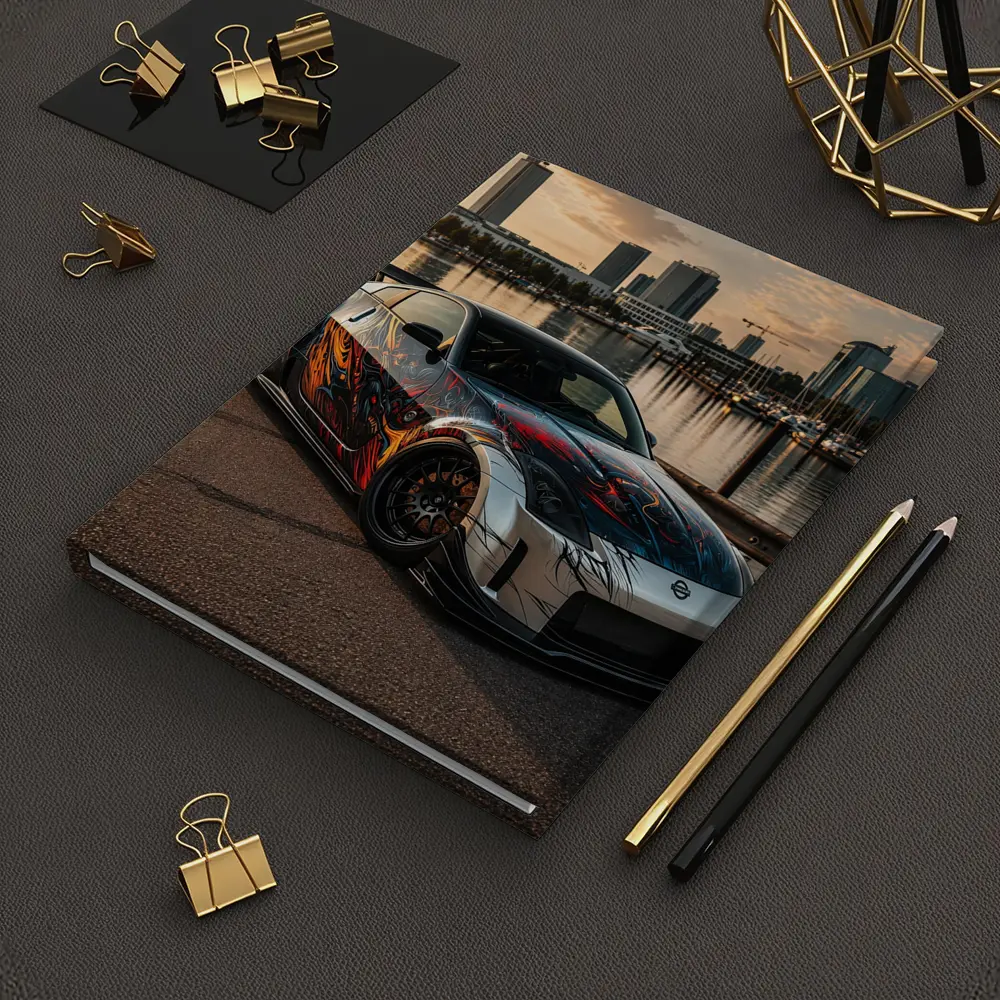 Nissan 350Z Custom Paint Cityscape Waterfront – Notebooks