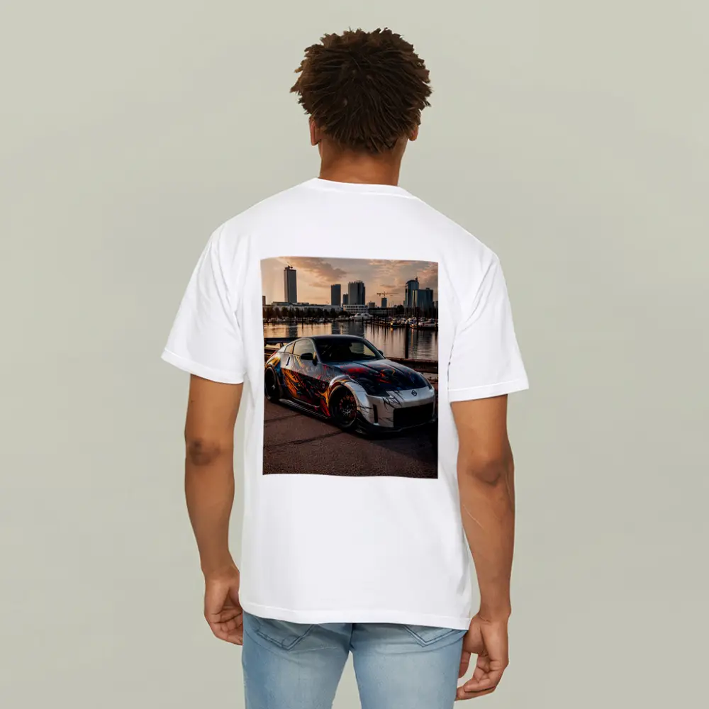 Nissan 350Z Custom Paint Cityscape Waterfront – T-Shirts