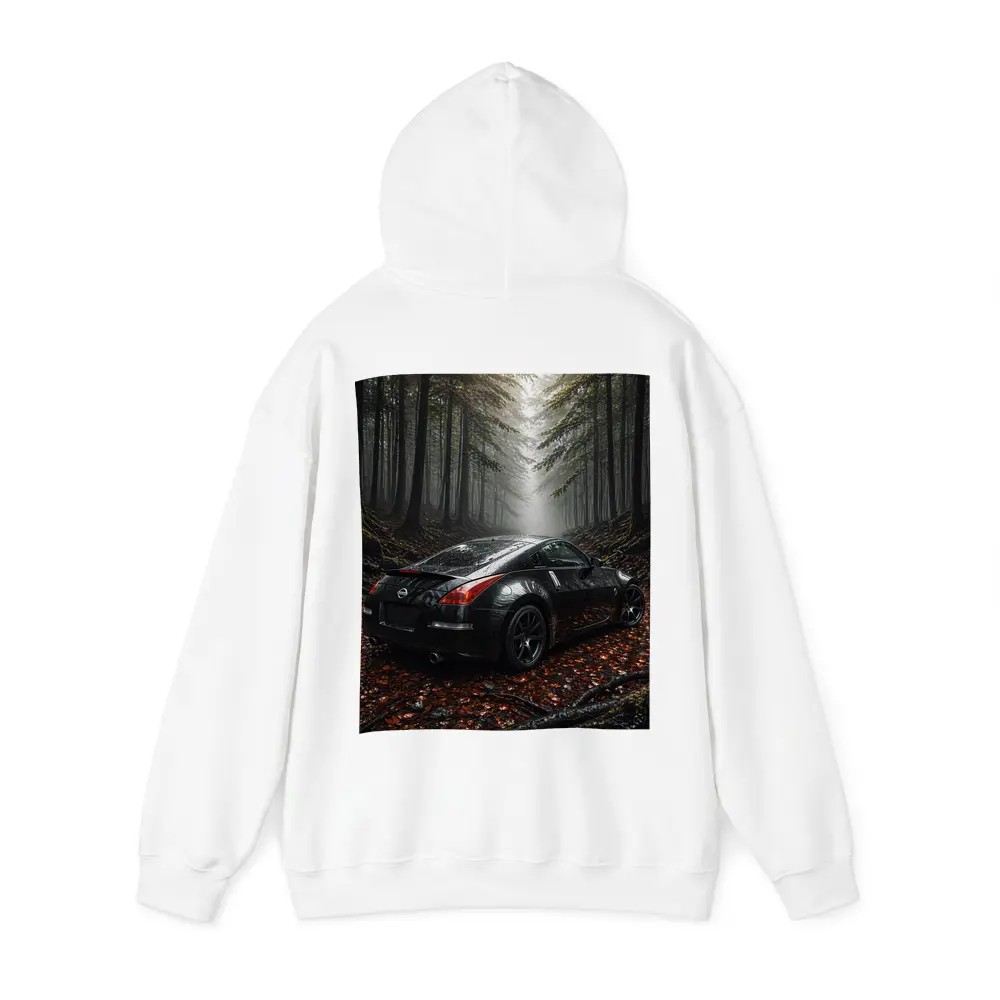 Nissan 350Z Black Wet Foggy Forest – Hoodies