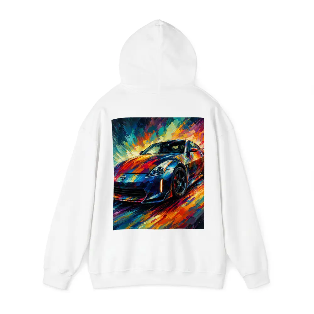 Nissan 350Z Impressionist Colorful Sports Car Art – Hoodies