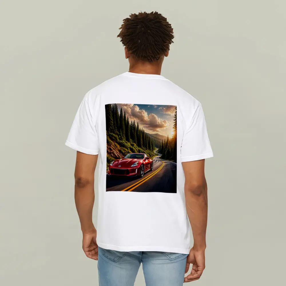 Nissan 370Z Red Mountain Forest Road – T-Shirts