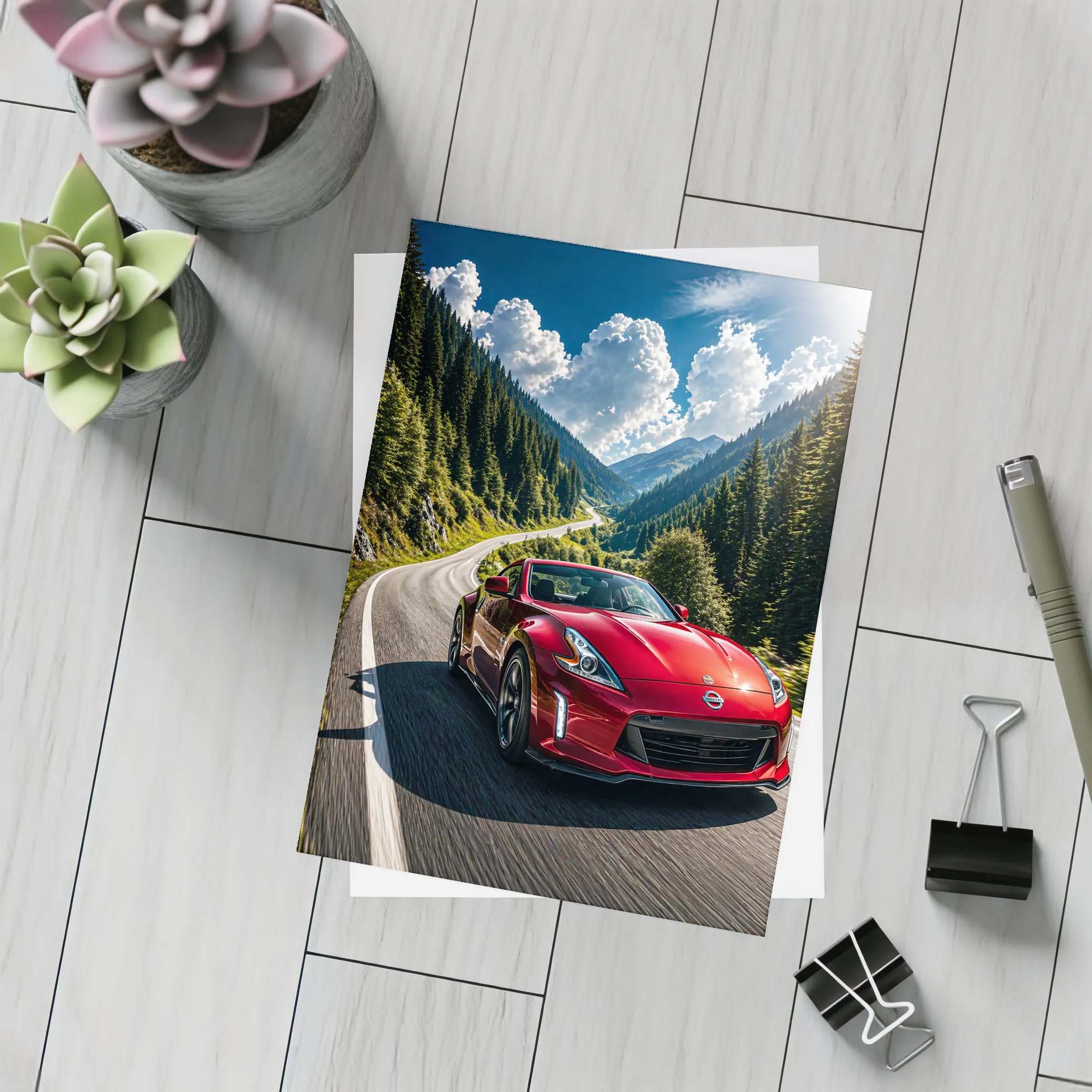 Nissan 370Z Red Mountain Road Drive – Postcards