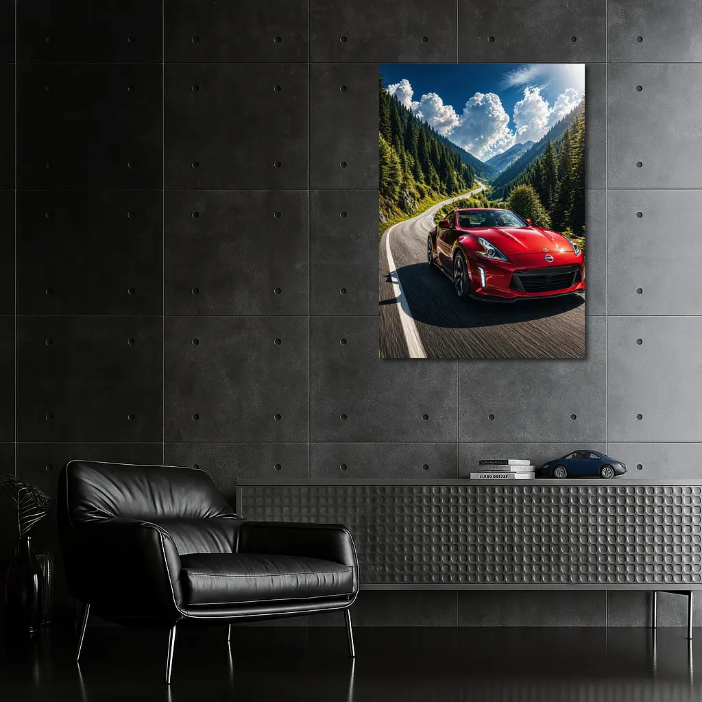 Nissan 370Z Red Mountain Road Drive – Wall Art
