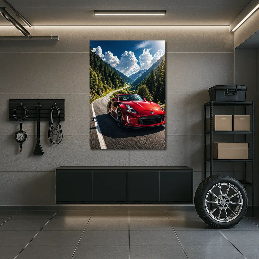 Nissan 370Z Red Mountain Road Drive – Wall Art